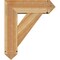 Ekena Millwork Traditional Arts and Crafts Rough Sawn Bracket w/ Offset Brace, Western Red Cedar, 8"W x 24"D x 28"H BKT0806X24X28TRA03RWR - alternate 2